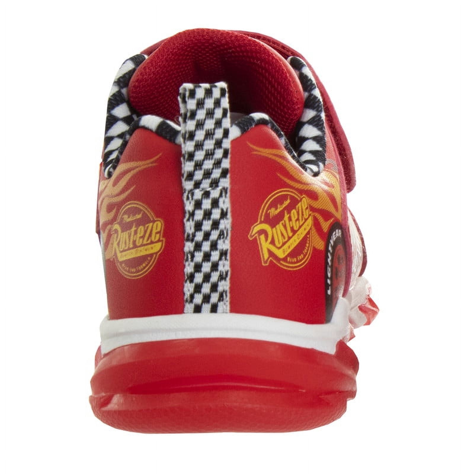 Disney Pixar Cars Lightning McQueen Light Up Sneakers. (Toddler/Little Kids)