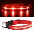 MASBRILL LED Dog Collar, Night Walking Glowing Dog Collar, Rechargeable