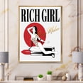 thumbnail image 2 of Woman In Swimsuit With Pomade 30 in x 40 in Framed Painting Canvas Art Print, by Designart, 2 of 5