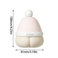 thumbnail image 3 of Christmas Decorations Christmas Hat Peach Hand Warmer Power Bank Two In One Usb Portable Warm Baby Gift Creative Hand Warmer 3.19x4.25“, 3 of 3