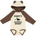 thumbnail image 3 of Inktastic Daddy Hunting Buddy Bow Hunter Boys Long Sleeve Baby Bodysuit, 3 of 5