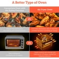 thumbnail image 4 of COSORI Toaster Oven Air Fryer, Smart 26.4QT Large Stainless Steel Convection, Black, 4 of 17