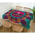 thumbnail image 3 of Happy Diwali Tablecloth Indian Festival of Lights Party Decoration Deepavali Decor Kitchen Dining Room Table Cloth, 3 of 5