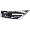 thumbnail image 5 of For 12-14 Versa Sedan Front Face Bar Grille Assembly Black Insert w/Chrome Frame, 5 of 5