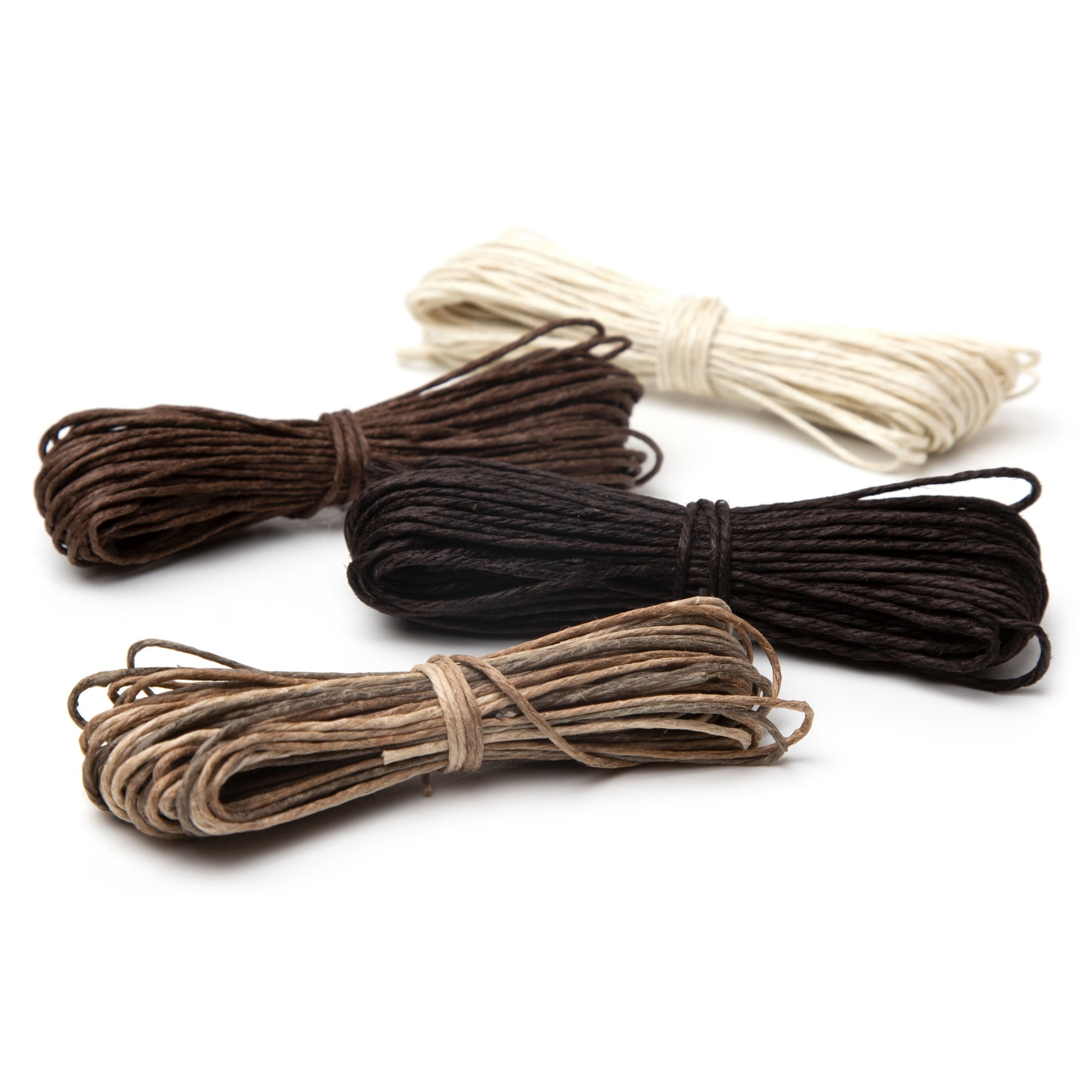 Cousin DIY 20lb Natural Hemp Twine, Jewelry/Crafting, 4 Piece Roll, Neutral Colors, 120ft