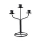 thumbnail image 5 of Candelabro cónico, candelabro de 3 brazos, candelabro de Metal para fiesta, soporte para velas para comedor, día de San Valentín, mantel, boda Negro, 5 of 9