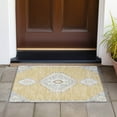 thumbnail image 6 of Addison Rugs Chantille Indoor/Outdoor Traditional Vintage Gold Washable Rectangle Rug, 1'8" x 2'6", 6 of 6