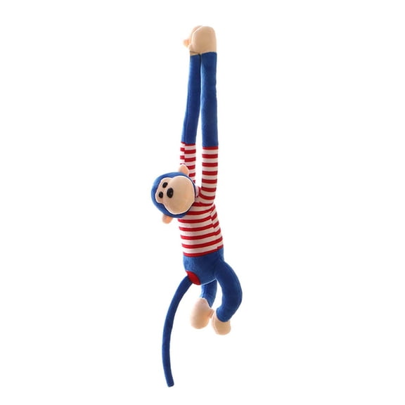Monkey Plush Toys Cuddly Pillow Cushion Stuff Dolls Huggable Cushion Plush Plushie Must Have Cute Toy For Holidays Stuffed Animals Valentine'S Day/Birthday/Holiday Blue - One Size