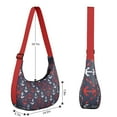 thumbnail image 4 of Nautical Themed Hobo Bag for Women – Water-Resistant Shoulder Tote with Ocean Waves, Compass, & Sailing Ship Pattern, Lightweight Durable Purse Ideal for Beach, Marine & Summer Travel, 4 of 5
