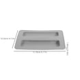 thumbnail image 2 of Tineasur 3Pcs Toaster Lid Cover Silicone Black Protection For Kitchen Users, 2 of 8