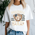 thumbnail image 3 of Baseball Dad Fathers Day American USA Flag, Baseball Shirt,Game Day Shirt,Game Day Baseball, American Baseball, 3 of 5