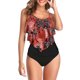 thumbnail image 1 of Moda mujer sexy traje de baño impreso volantes bikini split traje de baño Fridja  nalpqowj61205, 1 of 9