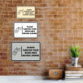 thumbnail image 4 of Signs ByLITA Classic Framed Please Sanitize Your Work Area Before Leaving Door or Wall Sign Easy Installation | Health And Safety | Building And Hospitality Sign (Black) - Small, 4 of 7
