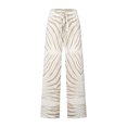 thumbnail image 1 of Pantalones con cordones estampados sueltos casuales de primavera y verano para mujer Pompotops ulkah939777, 1 of 7
