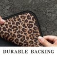 thumbnail image 6 of Brown and Black Leopard Print Door Rugs,Washable Non Slip Door Mats Indoor,Decorative Door Mats,Entry Mat Indoor for Entrance,Bedroom,Kitchen,Bathroom,30"x17", 6 of 6