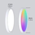 thumbnail image 1 of Lámpara de techo inteligente con wifi Homekit, aplicación de código de barrido, conexión directa, control remoto por voz, interruptor temporizador de 24 W, 1 of 6