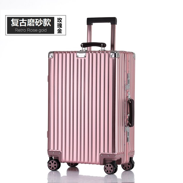 AOFY-maleta con ruedas de aleación de aluminio y magnesio, equipaje de viaje con contraseña de Metal, maleta lateral dura, caja de embarque con ruedas Universal