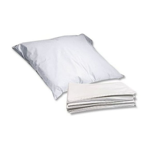 Everyday Pillowcase Standard 21 W x 30 L" Disposable White Tissue / Polyethylene 919365 100 Ct