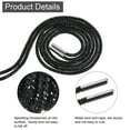 thumbnail image 3 of 2Pack Rhinestone Shoe Lace, 47.2" Bling Glittered Ropes Drawstring Cords Replacement (Black), 3 of 6