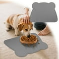 thumbnail image 1 of Silicon Cat Feeding Mat Non- Easy Clean Dining Tray For Floor, 1 of 4