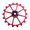 thumbnail image 4 of Polea de Guía de Cambio Trasera Sunnimix Rueda Jockey de Cerámica Rojo, 4 of 8