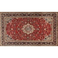 thumbnail image 1 of Ahgly Company Machine Washable Indoor Rectangle Traditional Orange Salmon Pink Area Rugs, 5' x 8', 1 of 7