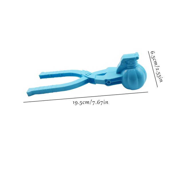 Bonito fabricante de bolas de arcilla pinzas para bolas de nieve con forma de calabaza de plástico regalos para juegos de playa para niños JShteea libre de BPA
