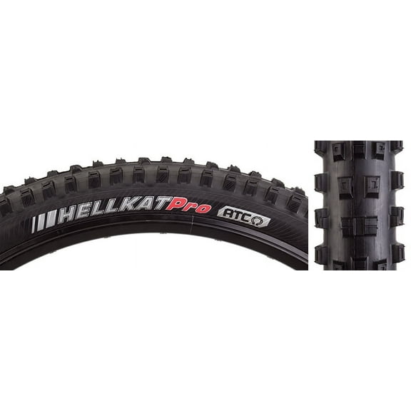 Kenda Hellkat Tire 26 x 2.4 Tubeless Folding Black 120tpi ATC Mountain Bike