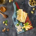 thumbnail image 5 of Windmill Cutting Board, Rows of Colorful Tulips in Northern Europe Rural Garden Bed Picturesque Summer, Tempered Glass Cutting and Serving Board, Wine Bottle Shape, Multicolor, by Ambesonne, 5 of 5