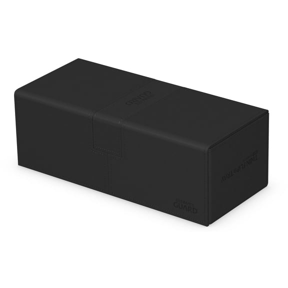 Ultimate Guard Twin Flip 'n' Tray 200  XenoSkin Deck Case, Black