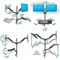 thumbnail image 6 of Mount-It! Dual Monitor Sit-Stand Desk Mount | Fits 17"-32" Computer Screens, 6 of 9