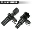 thumbnail image 4 of 2pcs Sensor de velocidad de entrada de transmisión automática para Nissan Altima 2007-2022 No.319351XF00/319351XF01, 4 of 7