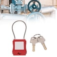 thumbnail image 3 of Steel   With 2 Key, Durable Lockout Cable Lock For Equipment Maintenance, 85mm Shackle, Premium Material, 3 of 8