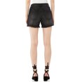 thumbnail image 3 of Scoop Women's Retro Boy Fray Hem Shorts, 3 of 6