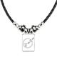 thumbnail image 1 of collar a mano colgante de cuerda de cuero Unbranded  M, 1 of 3