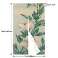 thumbnail image 3 of Doorway Drape Split Curtains, Vintage Watercolor Flowers Room Divider Privacy Door Curtains, 34" x 56", 3 of 7