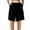 Z78-Black, variant on Women's Lounge Shorts High Waisted Elastic Waist Dressy Casual Bottoms for Coffee Run Errands Comfort