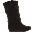 thumbnail image 2 of Top Moda B21 Womens Dual Buckle Warm Sweater Boots, 2 of 4