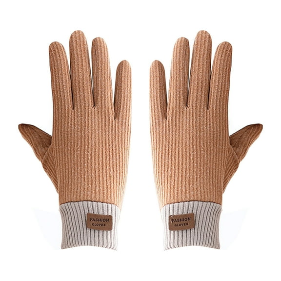 Limei Popular Full Finger Gloves Plush Lining for Camping Comfy