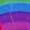 Blue Rainbow, variant on Women's 3D Graphic Booty Workout Shorts High Waisted Yoga Ahtletic Biker Shorts Hot Pants (Pink,S)