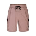 thumbnail image 4 of Fiudx Pantalone Cortos para Hombre, Transpirables, Informales, con Cintura Elástica, para Senderismo y Viajes, para Un Estilo de Vida Activo y con Tejido Suave., 4 of 6