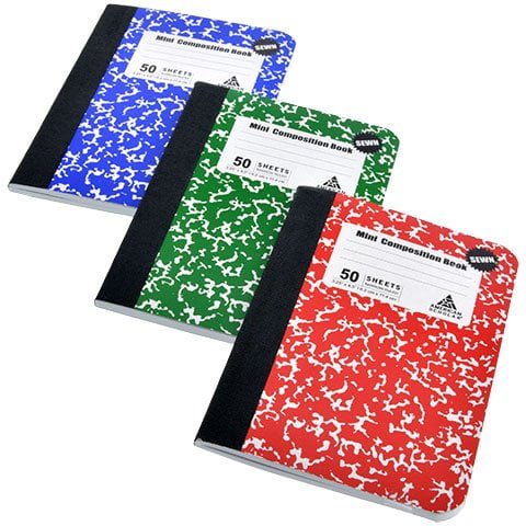 Mini Composition Book By American ScholarJotting Notebook For Students & Prof 
