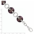 thumbnail image 5 of Edward Mirell Black Ti & Sterling Silver Anodized Copper Color Bracelet, 5 of 7