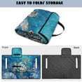 thumbnail image 5 of COEQINE Golf Cart Seat Covers with Carry Handle, Comfortable Golf Cart Seat Towel Blanket, Fits for EZGO Yamaha Club Car and Other 2-Seat Golf Carts, Blue Sea Turtle Coral, 5 of 8