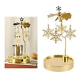 thumbnail image 3 of Storage Rotating Candlestick, Rotating Storage Candlestick for Wedding, Party, Living Room, Office Ornament, Accessories Snowflake D, 3 of 8