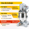 thumbnail image 4 of Batidora Industrial Gutstark 10 Lts Pedestal Planetaria Alta Potencia, 4 of 9