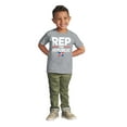 thumbnail image 3 of Dominicana Rep the Republic Cool Flag Toddler Boy Girl T Shirt Infant Toddler Brisco Brands 6M, 3 of 6