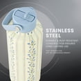 thumbnail image 4 of Thyme & Table 24oz Stainless Steel Cleo Bottle with Straw, Tulip, 4 of 7