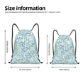 thumbnail image 5 of Yiaed Butterflies Print Drawstring Bags Drawstring Backpack Bulk String Back Pack Gym Sport Bag-Medium, 5 of 5