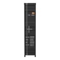 thumbnail image 4 of Carnsile 4-Shelf Metal Open Bookcase, Gun Metal, 4 of 8